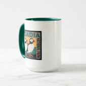 Nationaal park Acadia, Maine | Puffins Mok (Voorkant links)