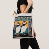 Nationaal park Acadia, Maine | Puffins Tote Bag (Dichtbij)