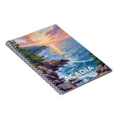 Nationaal park Acadia | Maine Schilderen Reiskunst Notitieboek (Rechterzijde)