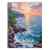 Nationaal park Acadia | Maine Schilderen Reiskunst Notitieboek (Voorkant)