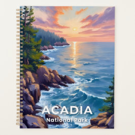 Nationaal park Acadia | Maine Schilderen Reiskunst Planner