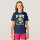 Nationaal park Acadia Maine T-shirt (Voorkant volledig)