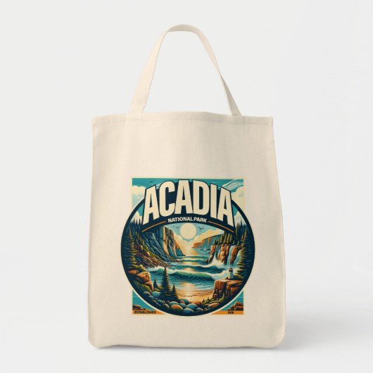 Nationaal park Acadia Maine Tote Bag (Voorkant)