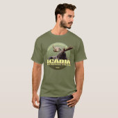 Nationaal park Acadia (Moose) WT T-shirt (Voorkant volledig)