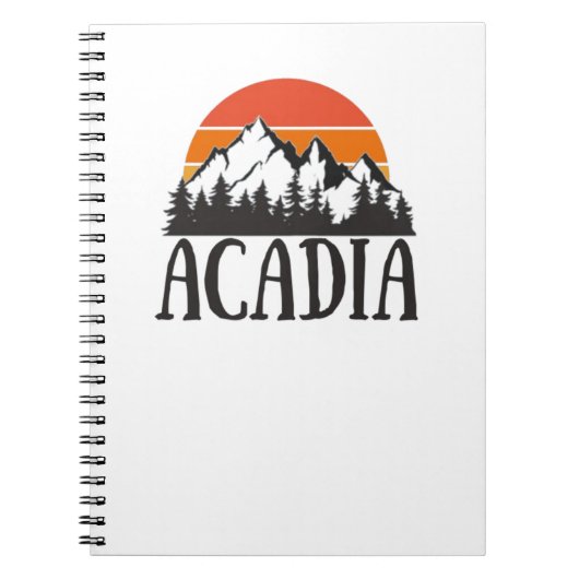 NATIONAAL PARK ACADIA NOTITIEBOEK (Voorkant)