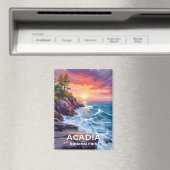 Nationaal park Acadia | Otter Cliffs Maine Reizen Magneet (Insitu (Vaatwasser))