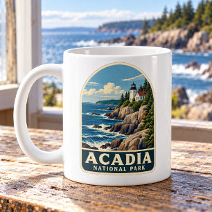 Nationaal park Acadia Oude Vuurtoren Koffiemok