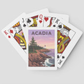 Nationaal Park  Acadia Pokerkaarten (Achterkant)