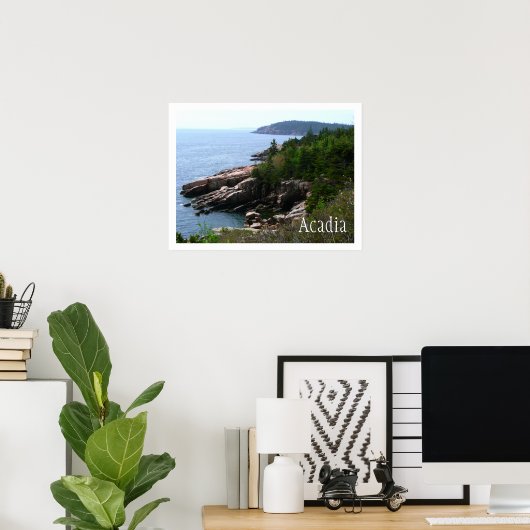 Nationaal park Acadia Poster (Thuiskantoor)