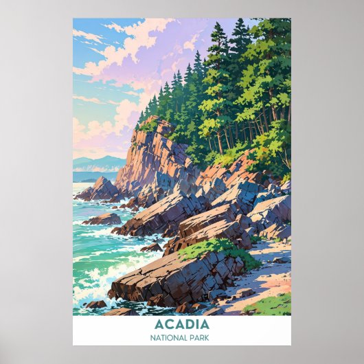 Nationaal park Acadia Poster (Voorkant)