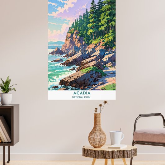 Nationaal park Acadia Poster (Woonkamer 3)