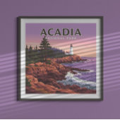 Nationaal Park  Acadia Poster
