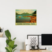 Nationaal park Acadia Poster (Thuiskantoor)