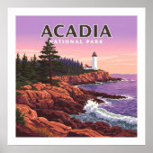 Nationaal Park Acadia Poster (Voorkant)