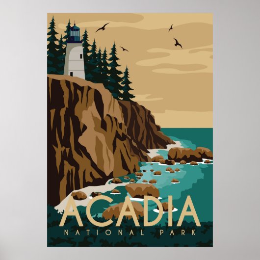 Nationaal park Acadia Poster (Voorkant)
