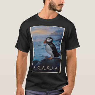 Nationaal park Acadia Puffin T-shirt