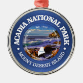 Nationaal park Acadia (rd)2 Metalen Ornament (Voorkant)