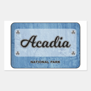 Nationaal park Acadia Rechthoekige Sticker
