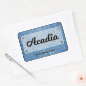 Nationaal park Acadia Rechthoekige Sticker (Envelop)