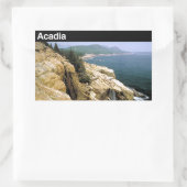 Nationaal park Acadia Rechthoekige Sticker (Tas)
