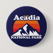 Nationaal Park  Acadia Ronde Button 7,6 Cm (Voorkant)