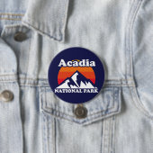 Nationaal Park  Acadia Ronde Button 7,6 Cm (In situ)