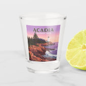 Nationaal Park Acadia Shot Glas (Voorkant)