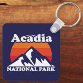 Nationaal Park  Acadia Sleutelhanger (Achterkant)