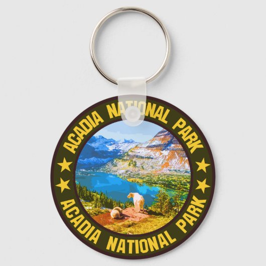 Nationaal park Acadia Sleutelhanger (Voorkant)
