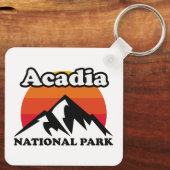 Nationaal Park  Acadia Sleutelhanger (Achterkant)