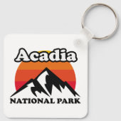 Nationaal Park  Acadia Sleutelhanger (Achterkant)