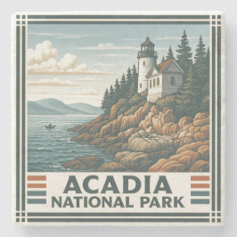 Nationaal park Acadia Stenen Onderzetter