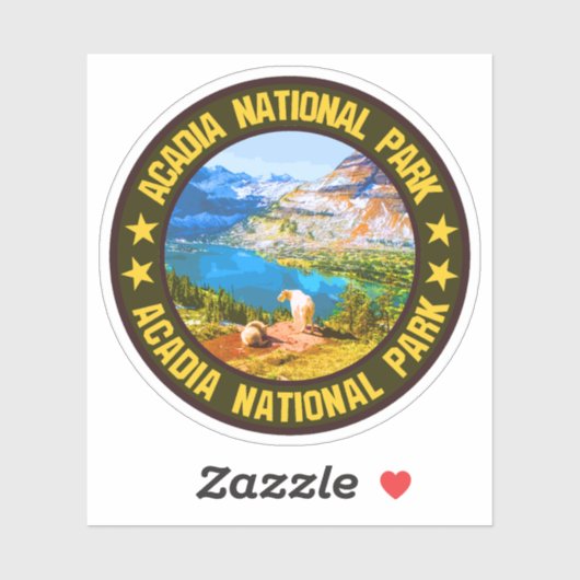 Nationaal park Acadia Sticker (Vel)