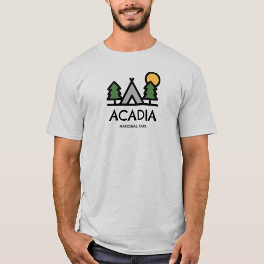 Nationaal park Acadia T-shirt (Voorkant)