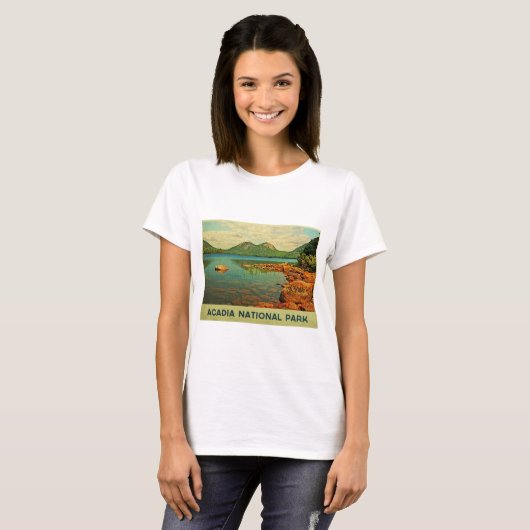 Nationaal park Acadia T-shirt (Voorkant volledig)