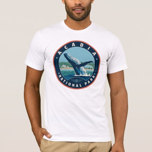 Nationaal park Acadia T-shirt (Voorkant)