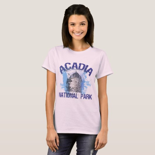 Nationaal park Acadia T-shirt (Voorkant volledig)