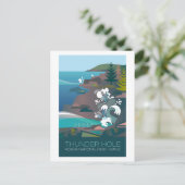Nationaal park Acadia, Thunder Hole Briefkaart (Staand voorkant)