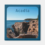 Nationaal park Acadia Thunder Hole Maine Magneet (Voorkant)