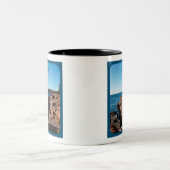 Nationaal park Acadia Thunder Hole Maine Tweekleurige Koffiemok (Center)