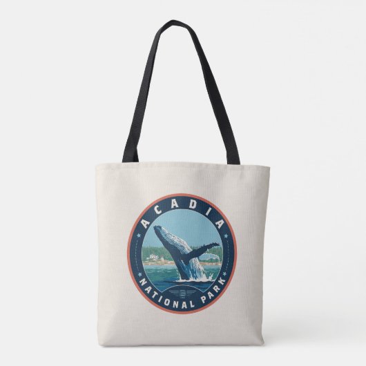 Nationaal park Acadia Tote Bag (Achterkant)
