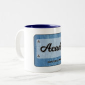 Nationaal park Acadia Tweekleurige Koffiemok (Voorkant links)