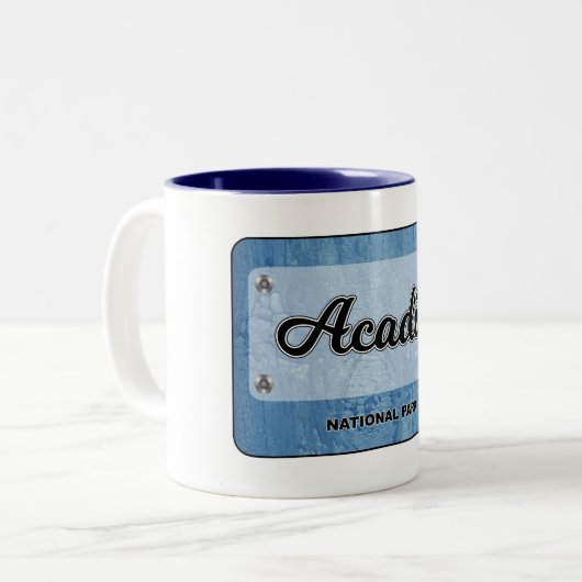 Nationaal park Acadia Tweekleurige Koffiemok (Voorkant links)