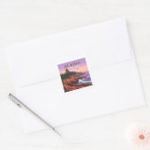 Nationaal Park  Acadia Vierkante Sticker (Envelop)