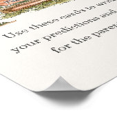 Nationaal Park Advies voor baby shower teken Poster (Hoek)