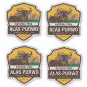 Nationaal Park Alas Purwo Indonesië Sticker (Voorkant)