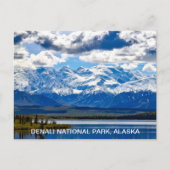 Nationaal park Alaska Denali Briefkaart (Voorkant)