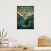 Nationaal park Alaska Glacier Bay V02 Poster (Keuken)