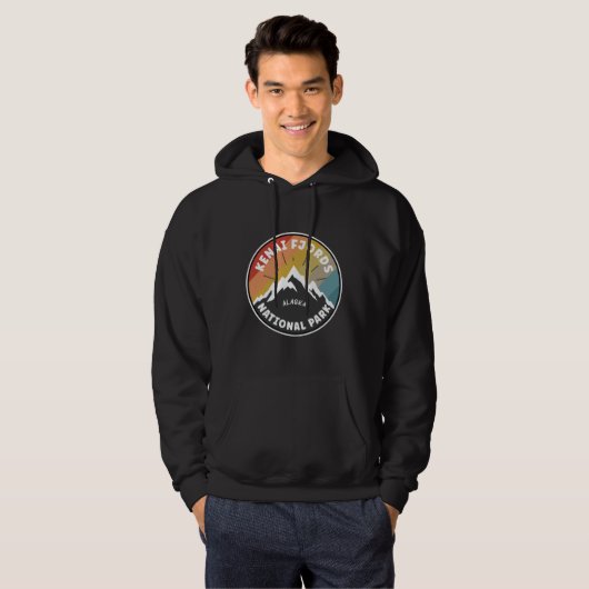 Nationaal park Alaska Kenai Fjords Hoodie (Voorkant volledig)