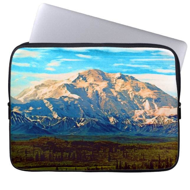 nationaal park Alaska Mt Mckinley Laptop Sleeve (Voorkant)